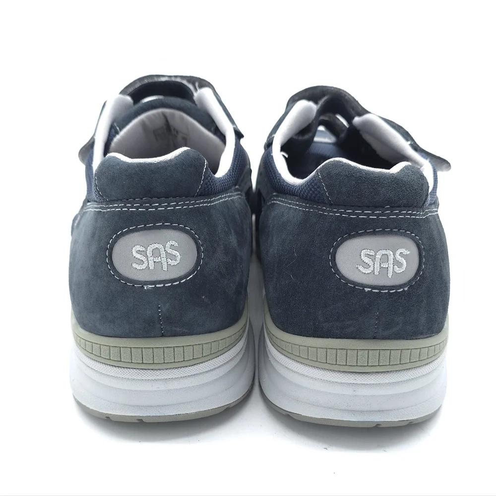 SAS Mens JV Mesh Walking Sneakers Size 16 M Blue Tripad Comfort Suede